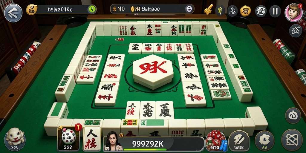 Tampilan gameplay Mahjong yang menantang dan menarik dari 99ZK.