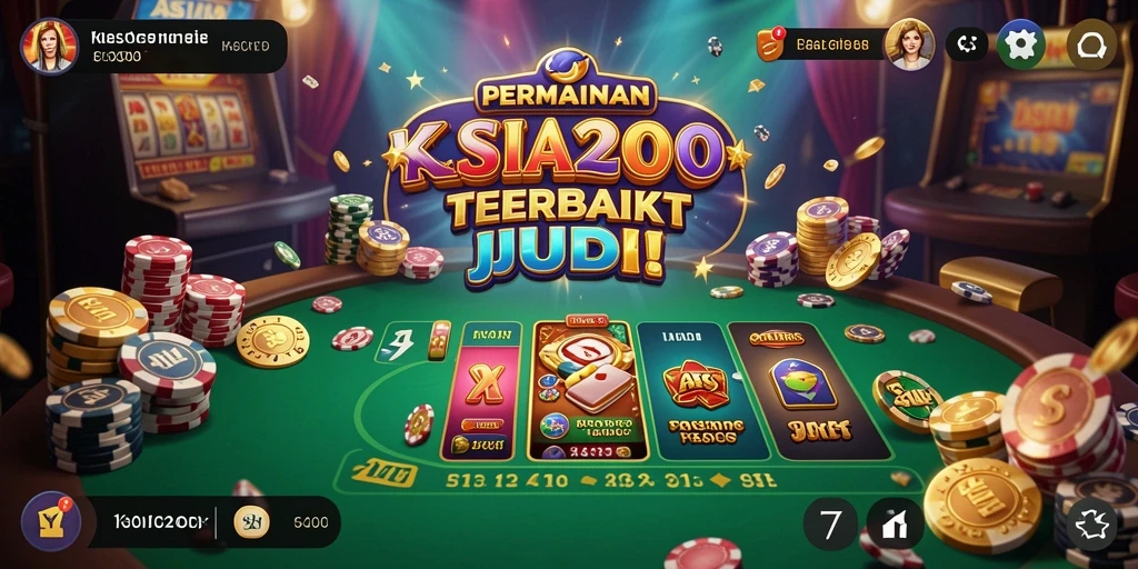 Tampilan menarik dari gameplay Kasino ASIA200.