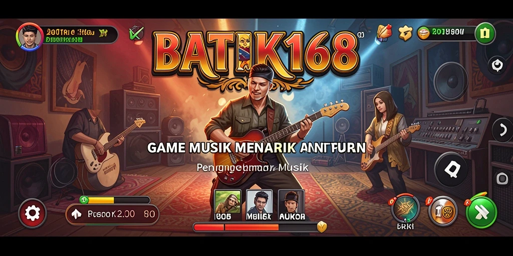 Tampilan menarik dari gameplay <strong>BATIK168</strong> dengan lagu-lagu yang beragam.