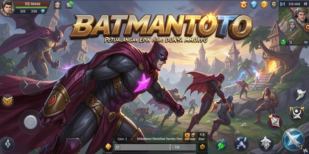 Tangkapan layar gameplay menampilkan aksi seru dalam BATMANTOTO.