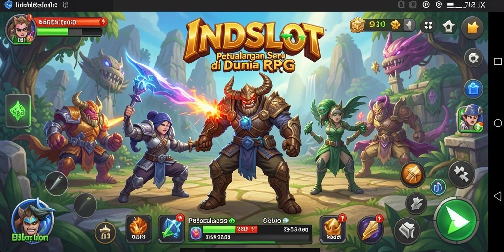Tampilan gameplay INDSLOT yang mengasyikkan di dunia RPG.
