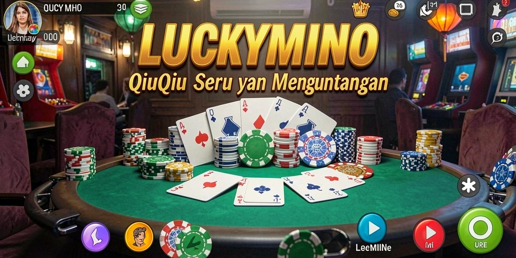Tampilan gameplay LUCKYMINO yang seru dan mengasyikkan.