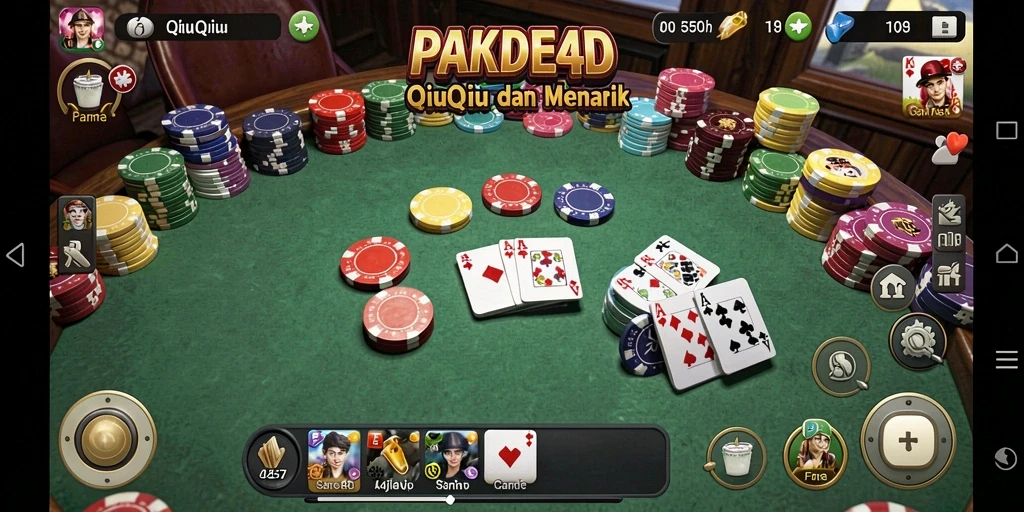 Tampilan gameplay QiuQiu yang mengasyikkan dan interaktif.