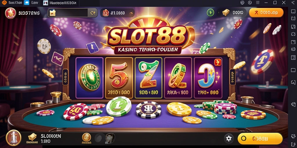 Tangkapan layar SLOT88 menunjukkan gameplay slot yang seru dan mengasyikkan.