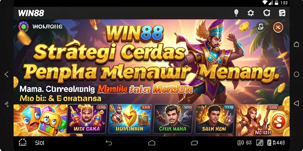 Tampilan utama gameplay WIN88 dengan strategi yang dinamis.